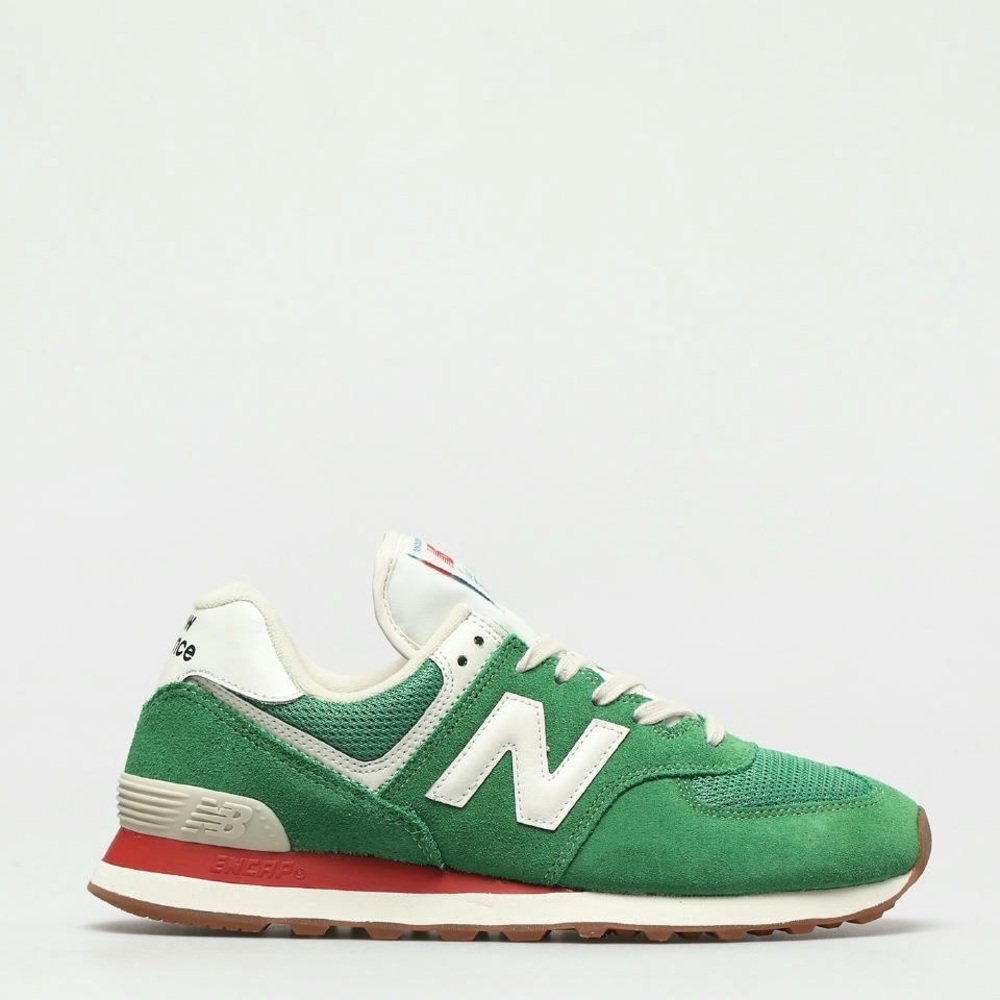 New Balance 574 flag green sneakers- Size 10 - Picture 1 of 7